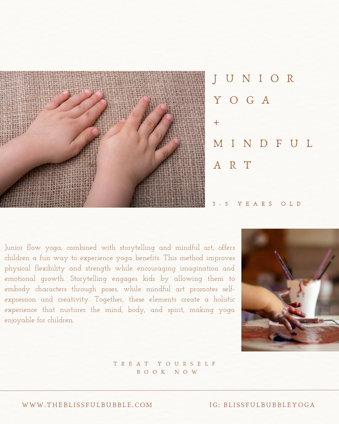junior yoga + mindful art
